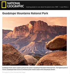 Guadalupe Mountains, Texas, El Capitan, peak, national park
